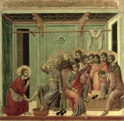 Maesta: Christ Washing the Disciples
